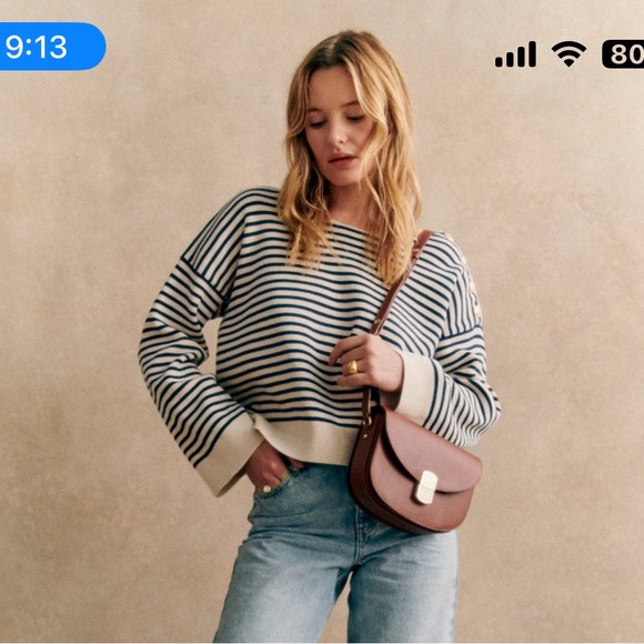 Sezane Sweaters - Sézane Striped Sweater 100% Cotton